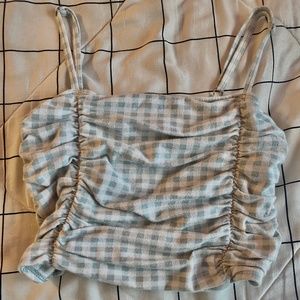 light green checker crop